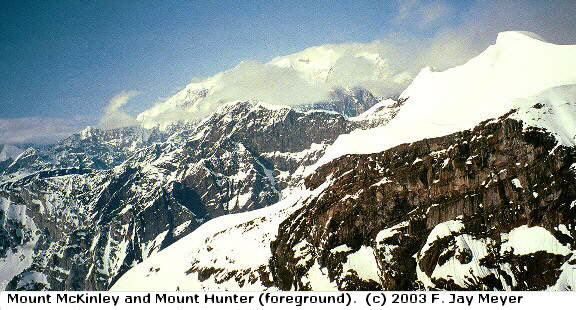 Mount McKinley and Mount Hunter