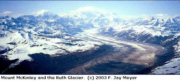 Mount McKinley and the Ruth Glacier