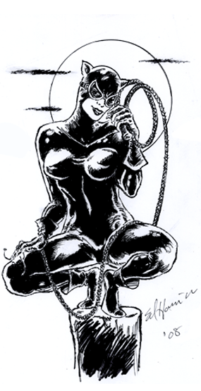 Catwoman+comic+art