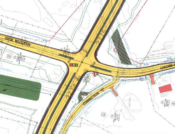 Roulston/Range Road Intersection with 111