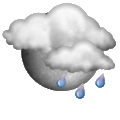 Forecast:  Mostly cloudy and cooler. Precipitation possible within 12 hours, possibly heavy at times. Windy. 
