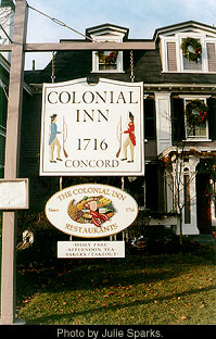 The Colonial Inn sign