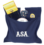 Navy Ball Bag w/ASA